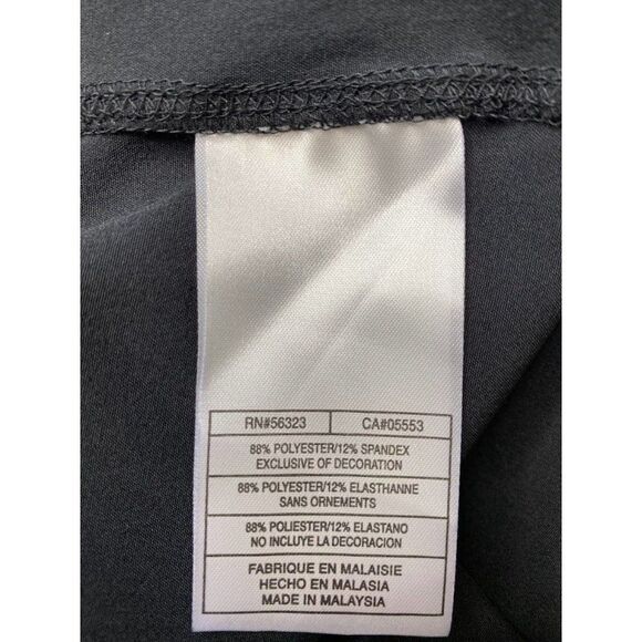 2 Nike Dri Fit Black Athletic Pants Zip Front Drawstring Straight Leg Small‎ - Picture 7 of 9